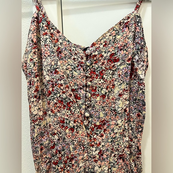 ANGIE Amelle Floral Button Romper Sz XL - Picture 2 of 10